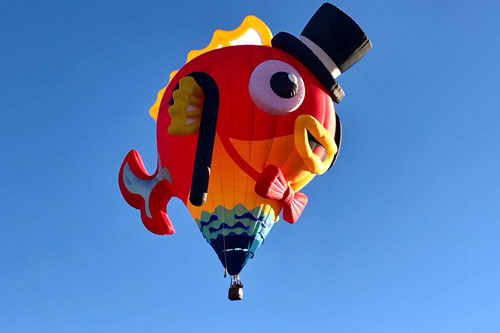 Curso de voo em balões grandes